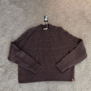 NWT Woman’s tentree Pom Mock Neck Sweater, large